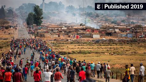 South African Riots Over ‘Xenophobia’ Prompt Backlash Across Africa - The New York Times