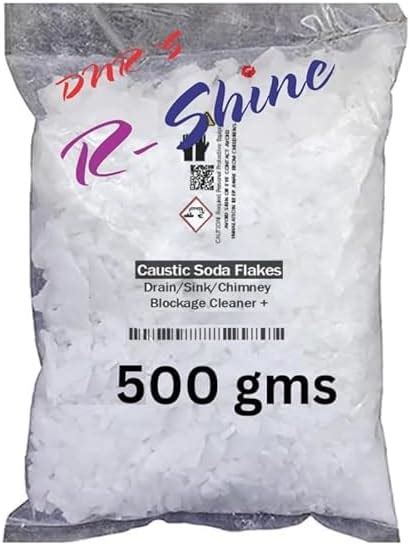 DNRs R- Shine Drain/Sink/Chimney Blockage Cleaner | Caustic Soda Flakes ...