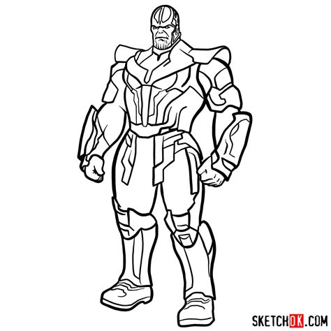 How To Draw Thanos
