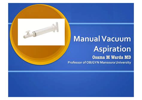 MANUAL VACUUM ASPIRATION | PDF