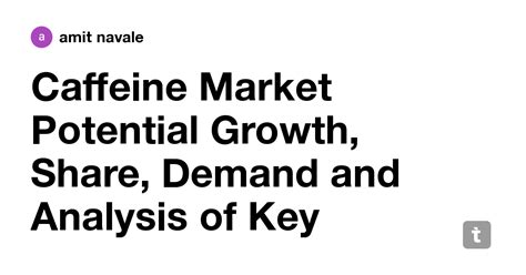 Caffeine Market Potential Growth, Share, Demand and Analysis of Key ...