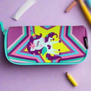 Smily Kiddos Mini Pencil Pouch Light Blue