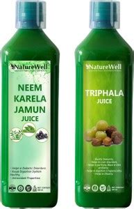 Naturewell Triphala/Neem Karela Jamun Digestion Care And Health Drink ...
