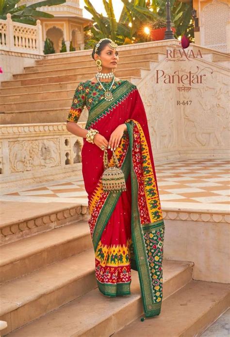 Rewaa Panetar R 646 Indian Traditional Wear Silk Saree Collection ...