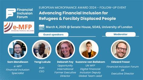 Last year, the European Microfinance Award, which we at e-MFP organise ...