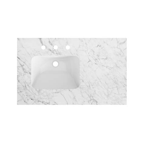 allen + roth Roveland 36-in Smokewood Undermount Single Sink Bathroom ...