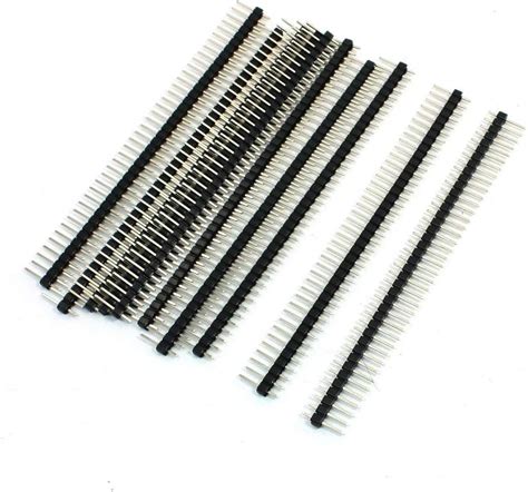 Super Debug 10Pcs Berg Strip Single Line I-Type 1x40 Pin Male Header ...