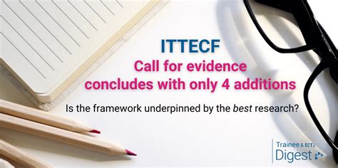 ITTECF: Call for evidence concludes with only four new additions