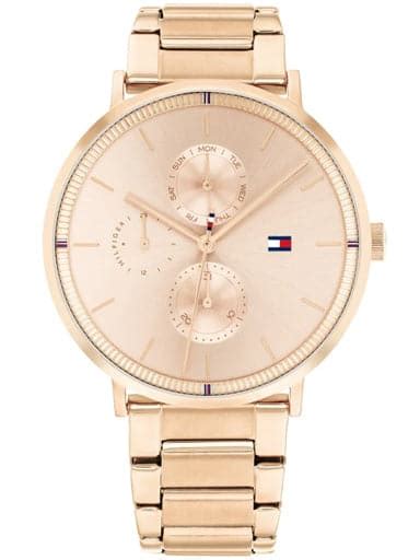 Tommy Hilfiger Carnation Gold Dial Multifunction Watch