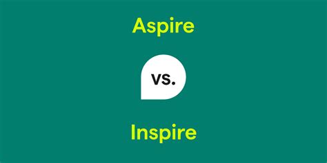 Aspire vs. Inspire: What's the Difference?