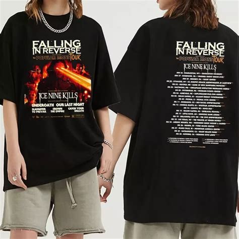 Falling In Reverse The Popular Mons Tour 2023 Shirt, | Ubuy India