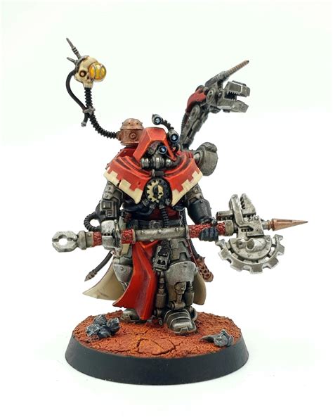 Skitarii Tech-priest Enginseer Warhammer 40k Painted Custom Miniature ...
