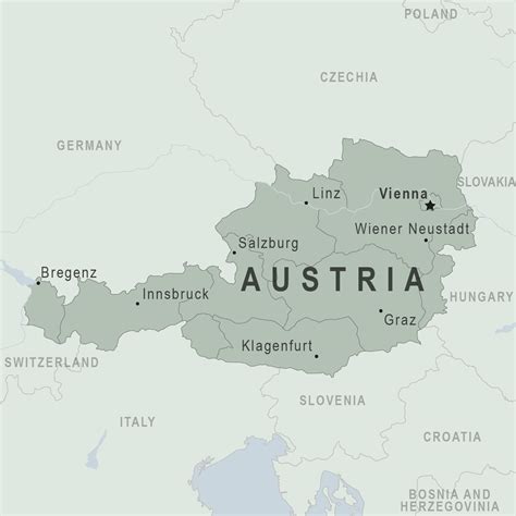 Austria Location On World Map