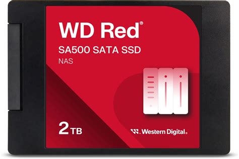 Western Digital 2TB WD Red SA500 NAS 3D NAND Internal SSD Solid State ...
