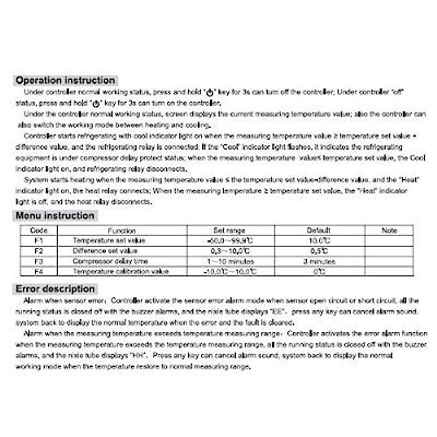 Buy All-purpose Temperature Controller STC-1000 Auto switch between ...
