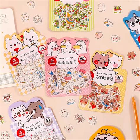 Cartoon Cute Washi Stickers