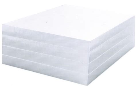 HDPE (High Density Polyethylene) Plastic Sheet 1/2" x 5" x 12” White Natural (Pack of 5 Pieces ...