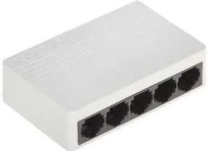 HIK Vision 5 Port LAN/Desktop Switch 10/100 MBPS Ethernet Switch 5 ...