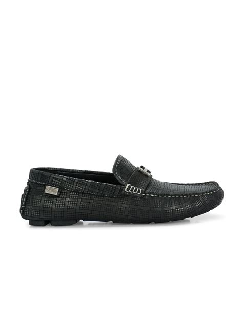 HITZ1072 Men's Black Leather Casual Slip-On Shoes – Hitz Shoes Online
