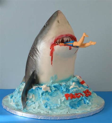 Image result for Shark Cake Tutorial