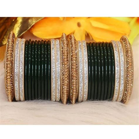 Lac Semi Bridal Chuda in Beautiful Design – Taj Bridal Store