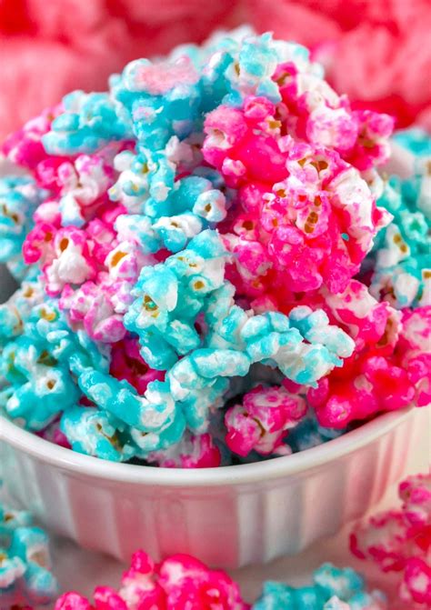 Cotton Candy Popcorn - DIY Candy