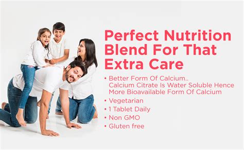 HealthKart HK Vitals Calcium, Magnesium and Zinc Tablets with Vitamin ...