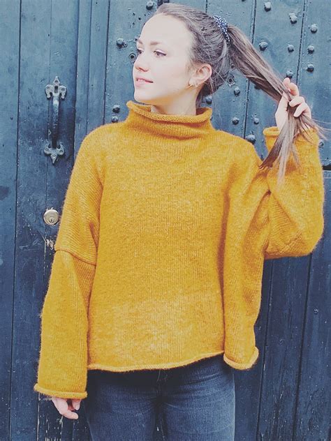 Free Knitting Pattern For Funnel Neck Sweater at Alyssa Camm blog