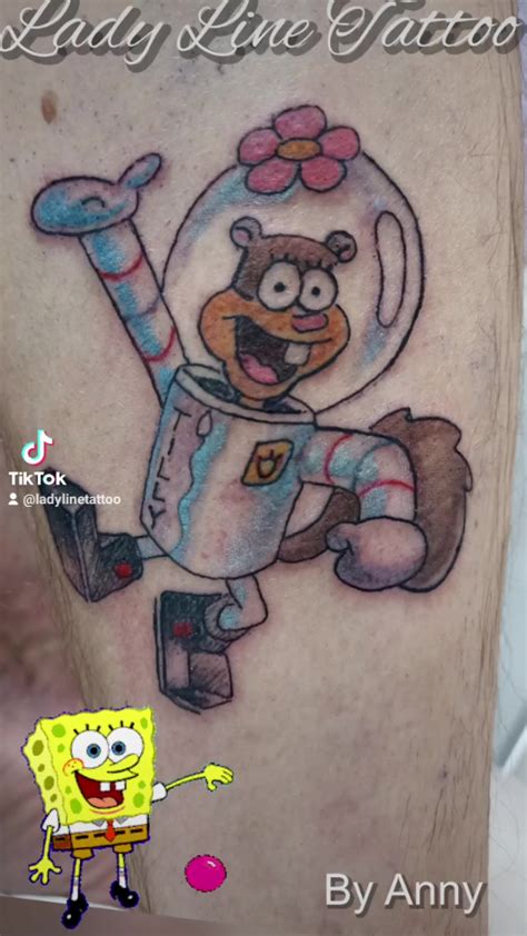 Image result for Sandy Cheeks Tattoo
