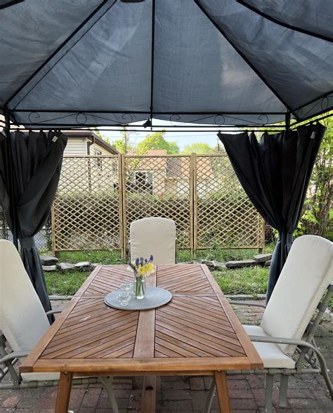 Can I refinish bamboo trellis to match table color? : r/finishing