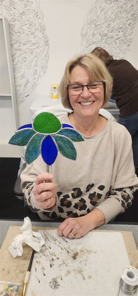 Stained Glass Class- Flower, Winterport Marine, 12 April to 13 April ...