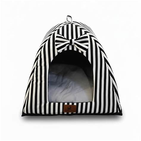 PETS EMPIRE Soft Cozy Pet Hut Bed for Cats, Kittens & Puppies ...
