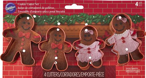 Amazon.com: Wilton Gingerbread Family Cookie Cutter Set: Home & Kitchen