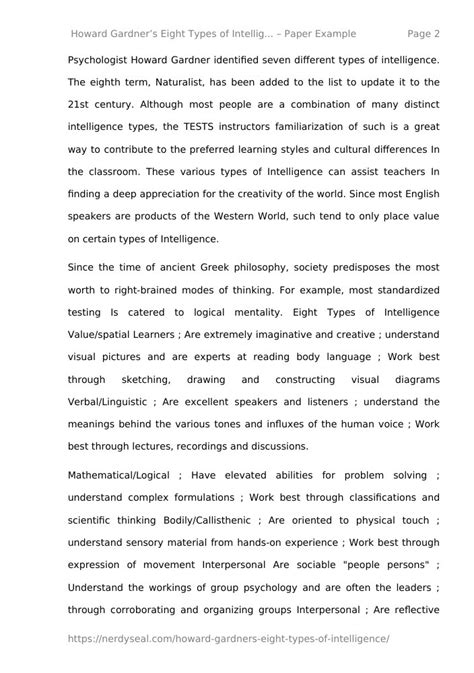 Different Types of Intelligence 的图像结果