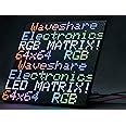RGB Full Color LED Matrix Panel 64x64 Pixels, 4096 Individual RGB LEDs ...