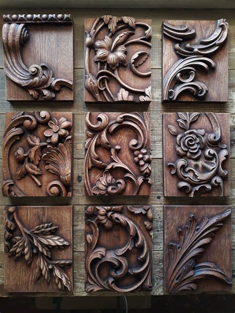 Wood carving art Carved wood wall art Wooden decorative panel | Etsy in ...