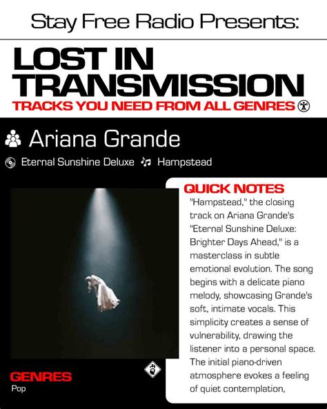 Ariana Grande Hampstead Lyrics Meaning Explained