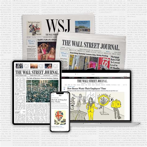The Wall Street Journal 1-Year (Print & Digital) Subscription – Digital ...