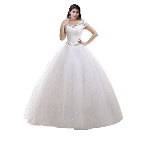 Buy Gownlink Women'S Maxi Ball Gowns (Gld30_White_Xs) at Amazon.in