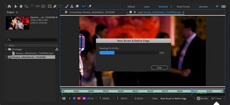 How to rotoscope an isolated subject