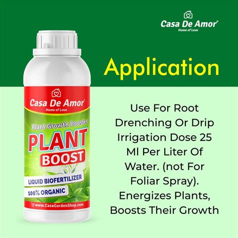 Plant Boost Liquid Bio fertilizer, Organic, For All Plants (500 ml)