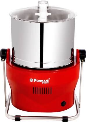 Ponmani Power Plus Tilting Wet Grinder Price in India - Buy Ponmani ...