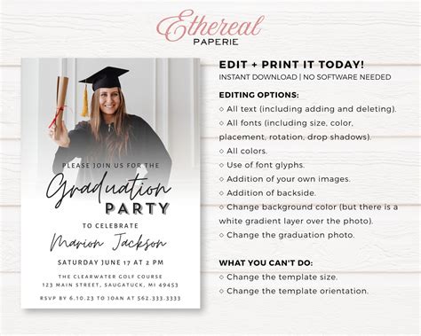 Image result for Examples of Graduation Invitation Cards