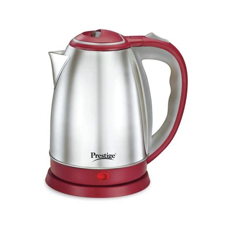 Prestige Stainless Steel 1.5 Litre Kettle 1500-Watts, Red : Amazon.in ...