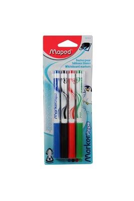 Feutre Maped Lot de 4 feutres pour tableaux blancs - | Darty