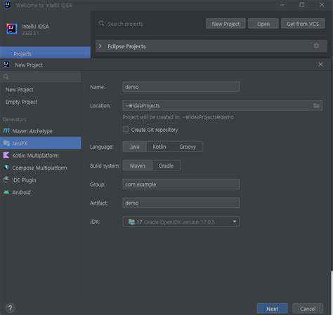 Image result for Créer un Projet JavaFX