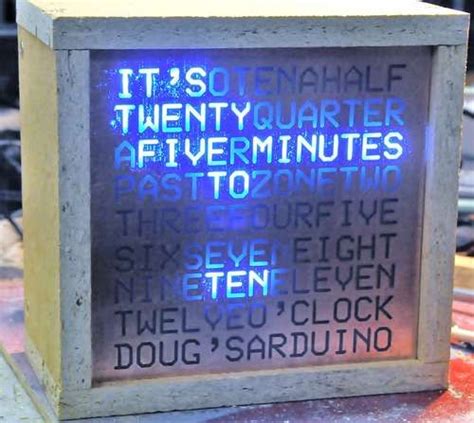 LED Word Clock Arduino 的图像结果