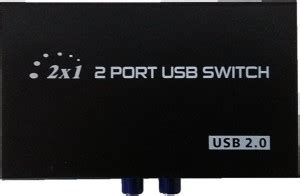 LipiWorld TV-out Cable 2 Port USB Switch Box USB 2.0/ Hub For Printer ...