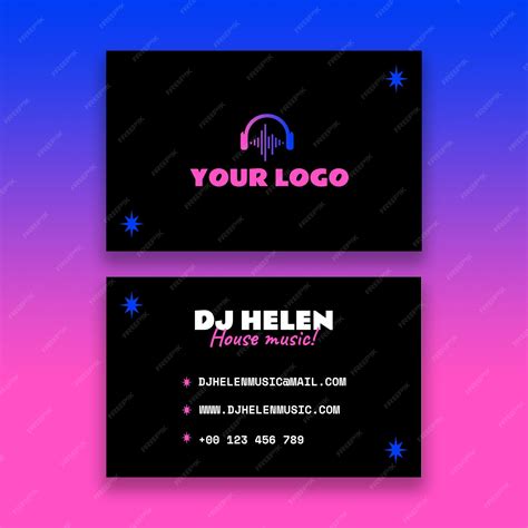 Dj Business Cards Templates Free