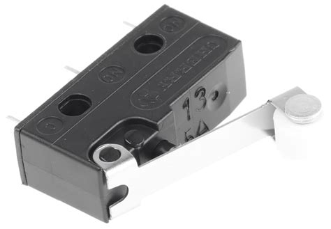 DB2C-A1RB ZF | ZF Roller Lever Micro Switch, Solder Terminal, 10.1 A ...